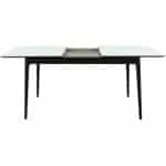 Стол «Плей» 140x80, керамика Greys white/черный — изображение 4