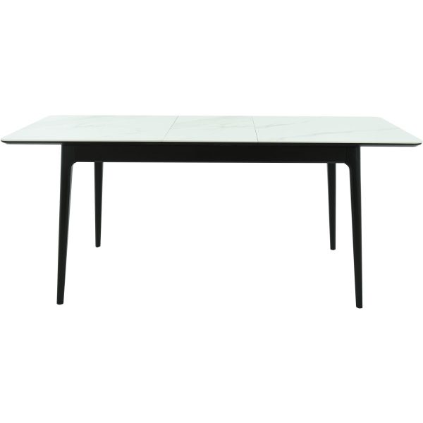Стол «Плей» 140x80, керамика Greys white/черный — изображение 5
