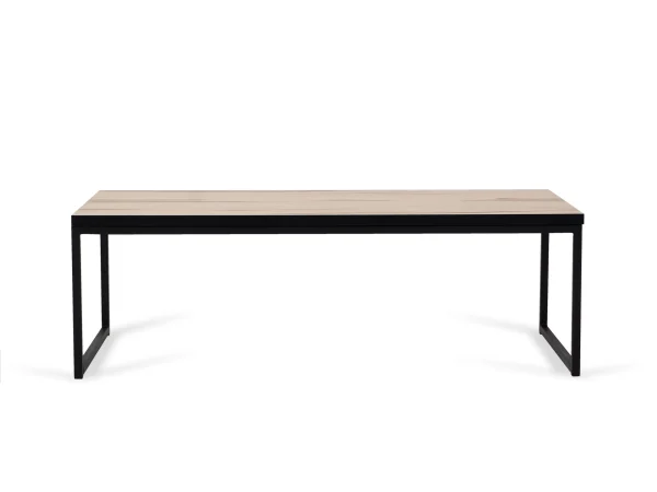 Стол журнальный Plank бежевый, черный — изображение 2