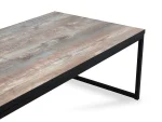 Стол журнальный Plank серый, бежевый, черный — изображение 4