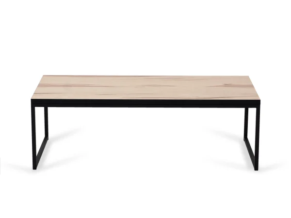 Стол журнальный Plank бежевый, черный — изображение 5
