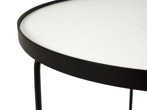 Столик журнальный Fonot mid белый, черный — изображение 5