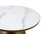 Столик журнальный Macos major белый, золотистый — изображение 4