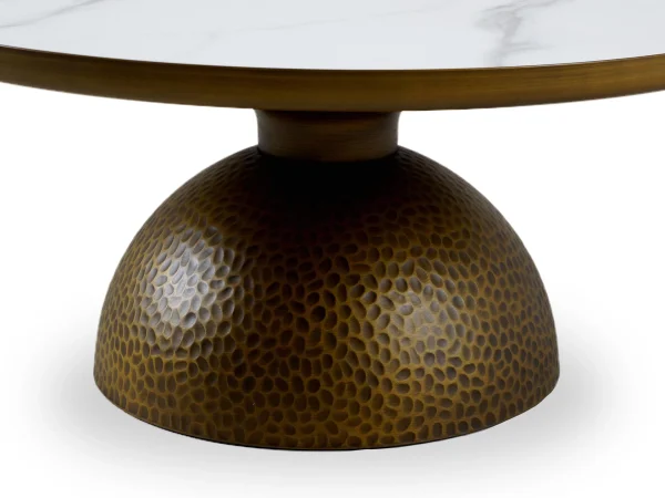 Столик журнальный Macos major белый, золотистый — изображение 5