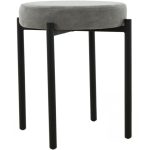 Табурет «Кампо», велюр Вивальди 07, каркас черный