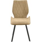 Стул «Амаретто», велюр Бренди латте, каркас вращения черный — изображение 4