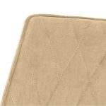 Стул «Амаретто», велюр Бренди крем, каркас вращения черный — изображение 5