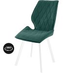 Стул «Амаретто», велюр Бренди океан, каркас вращения белый — изображение 2