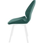 Стул «Амаретто», велюр Бренди океан, каркас вращения белый — изображение 3