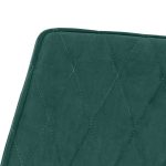 Стул «Амаретто», велюр Бренди океан, каркас вращения белый — изображение 5