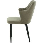 Стул «Курт», велюр Бренди мансун, каркас черный — изображение 5