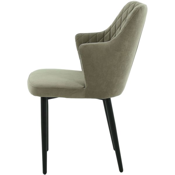 Стул «Курт», велюр Бренди мансун, каркас черный — изображение 5