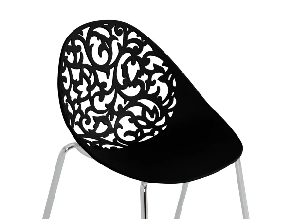 Стул Lace набор из 4 шт черный — изображение 4