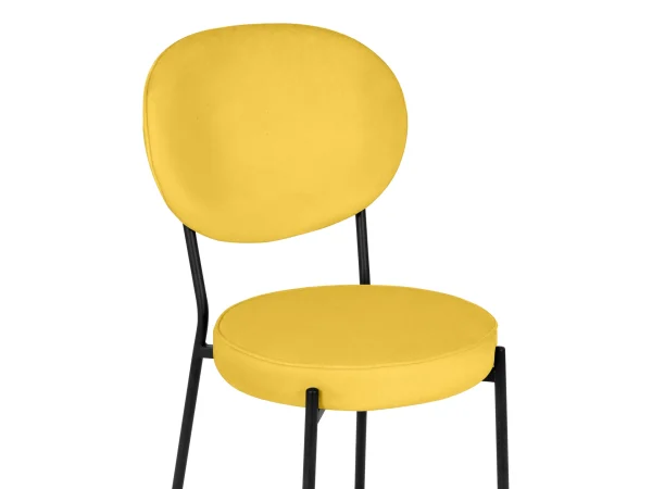 Стул Noemi набор из 4 шт. желтый — изображение 4