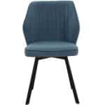 Стул «Вермут», велюр Бренди классик блу, каркас вращения черный — изображение 5