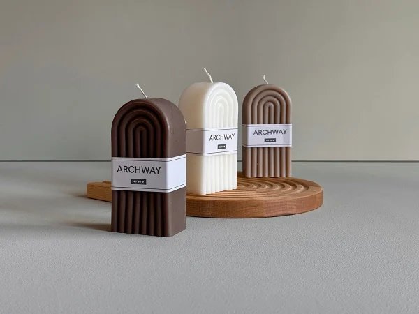 Свеча Archway светло-коричневый — изображение 4