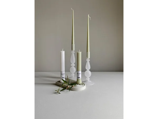 Свеча Muza 20 см белый — изображение 4