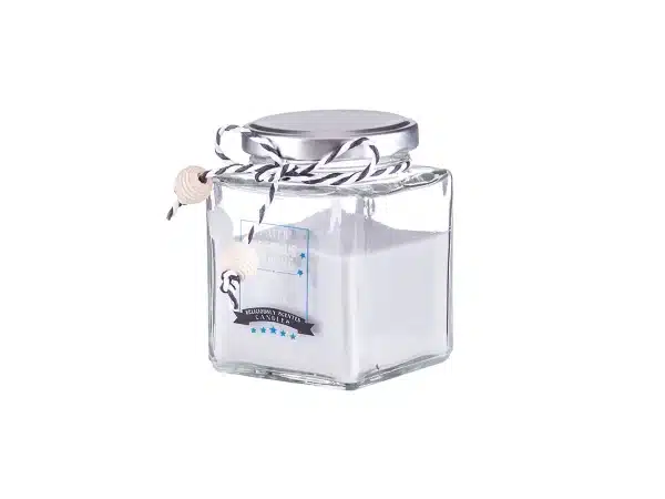 Свеча в банке со стеклянной крышкой 8