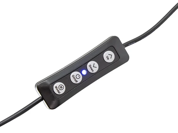 Светильник напольный  10Вт LED с регулированием температуры света и яркости черный — изображение 5