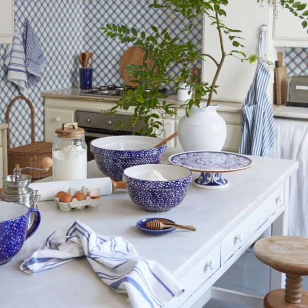 Тарелка blue/white P400-BW(CFL0436) — изображение 2