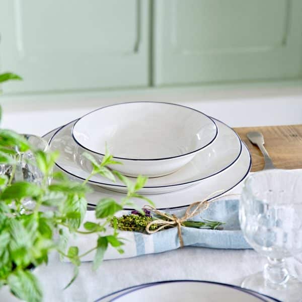 Тарелка white, blue ATP211-BLU(ATP211-00721C) — изображение 2