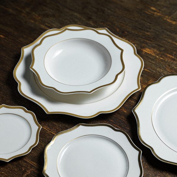 Тарелка ivory/gold LION002AV005305 — изображение 2