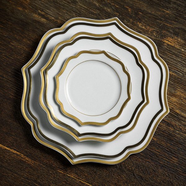 Тарелка ivory/gold LION002AV005305 — изображение 3