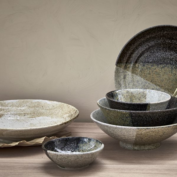 Тарелка brown/green/beige 21438 — изображение 4