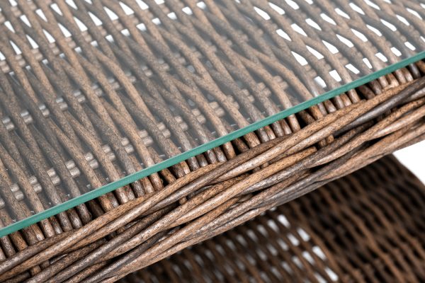 "Толедо" лаунж-зона из искусственного ротанга, цвет коричневый — изображение 5