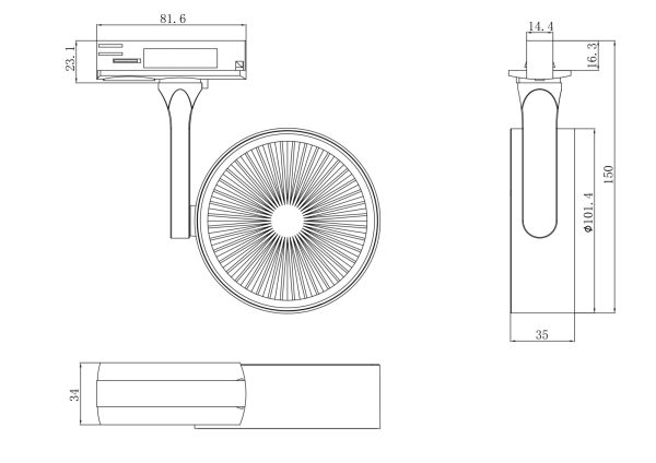 Трековый светильник Technical TR024-1-18W4K — изображение 5