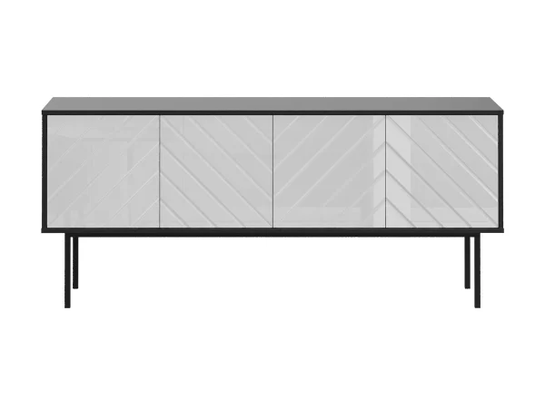 Тумба Boho большая белый, черный — изображение 2