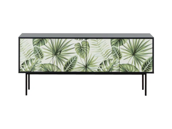 Тумба Boho Color большая черный, с принтом — изображение 2