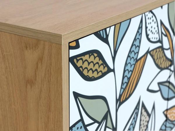 Тумба Boho Color большая с принтом, дуб корбридж — изображение 3