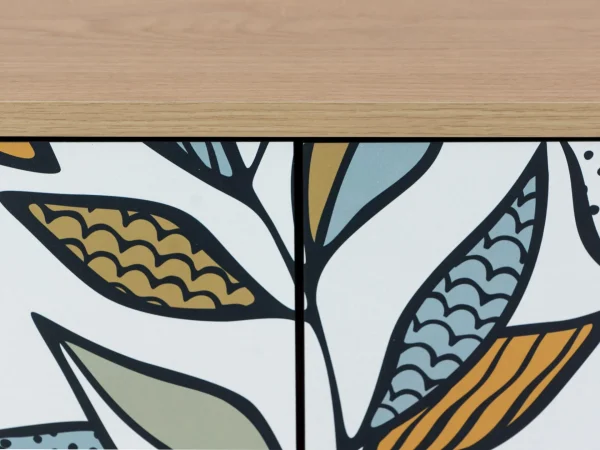 Тумба Boho Color большая с принтом, дуб корбридж — изображение 4