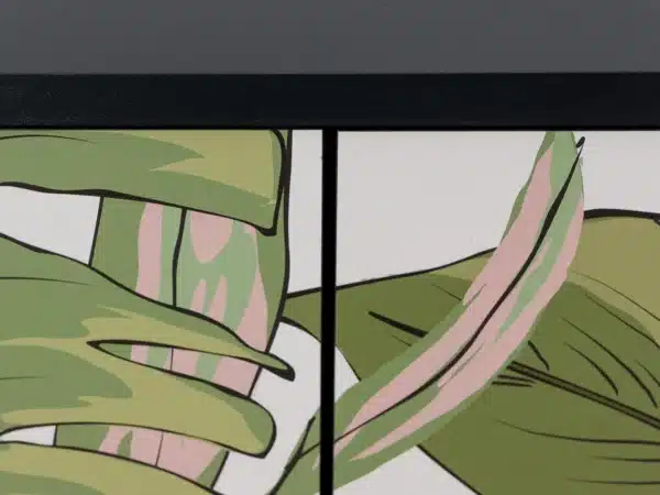 Тумба Boho Color большая черный, с принтом — изображение 4