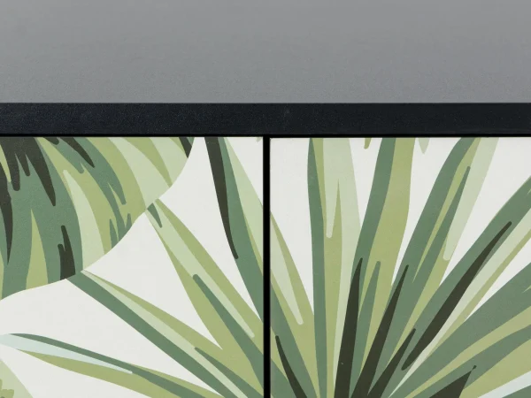 Тумба Boho Color большая черный, с принтом — изображение 4