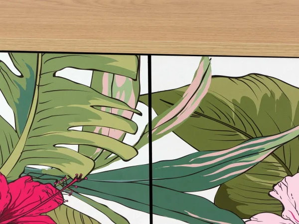 Тумба Boho Color большая дуб корбридж, с принтом — изображение 4