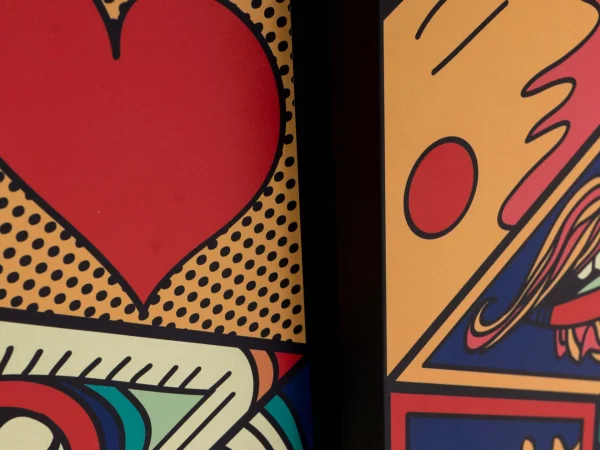 Тумба Boho Color большая дуб корбридж, с принтом — изображение 5