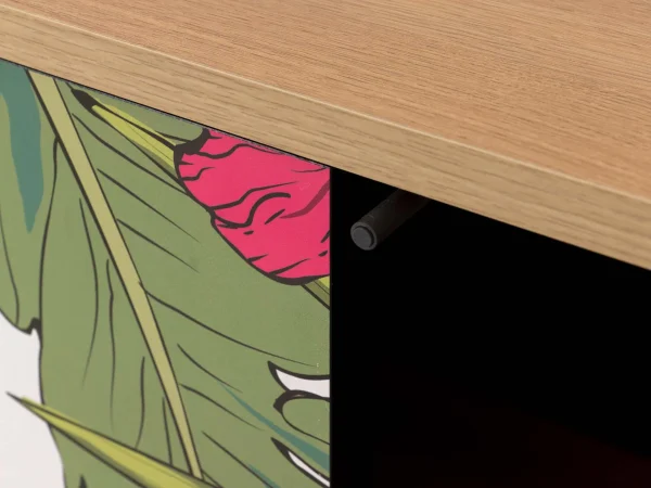 Тумба Boho Color большая дуб корбридж, с принтом — изображение 5