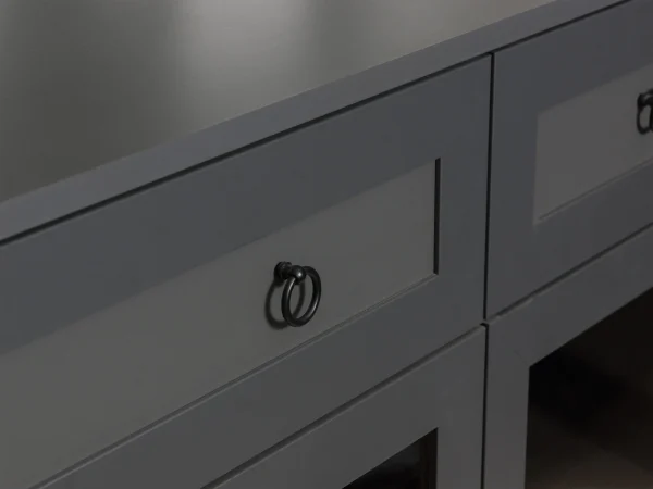 Тумба Caprio с ящиками и дверями серый — изображение 2