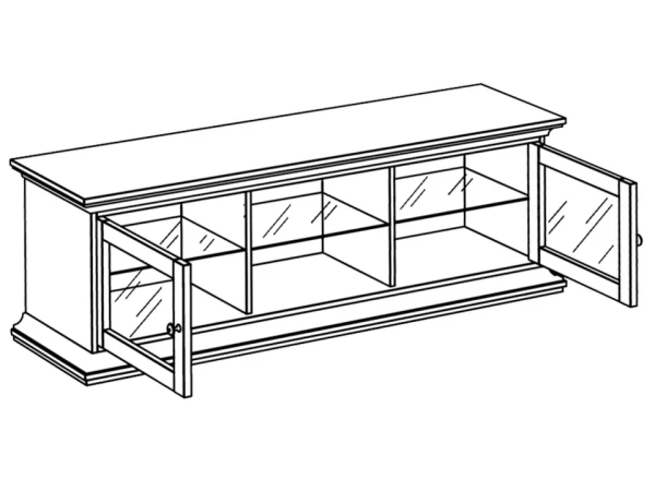 Тумба для ТВ белый — изображение 3