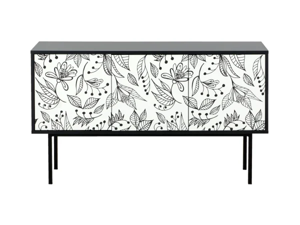 Тумба малая Boho Color черный, с принтом — изображение 2
