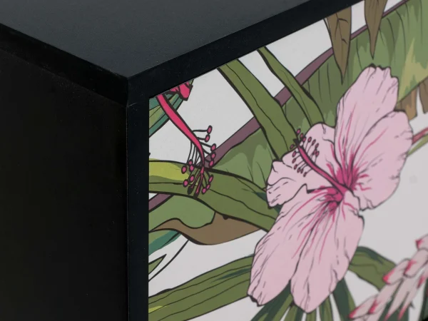 Тумба малая Boho Color с принтом, черный — изображение 3