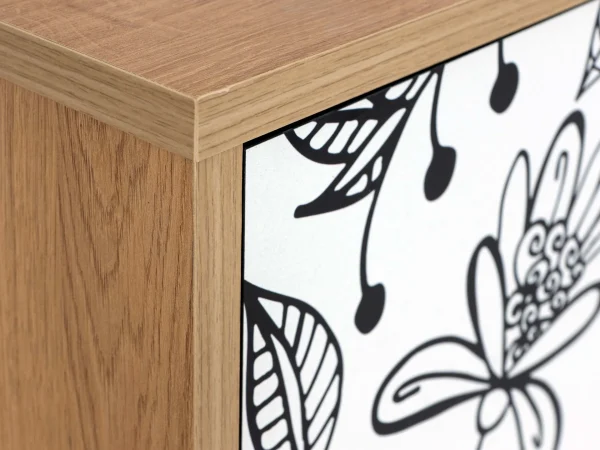 Тумба малая Boho Color дуб корбридж, с принтом — изображение 3