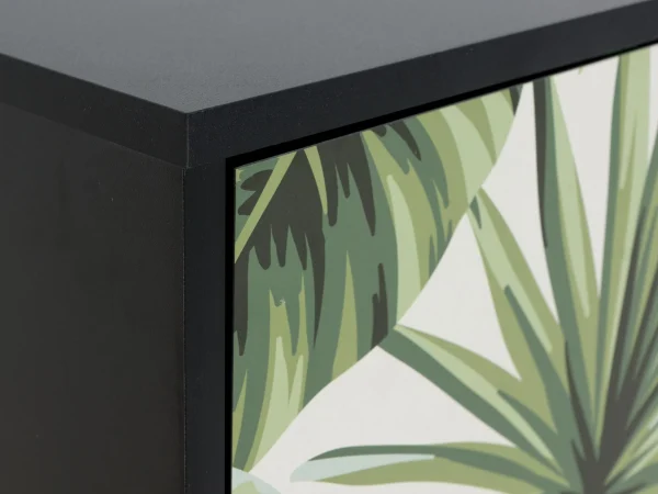 Тумба малая Boho Color черный, с принтом — изображение 3