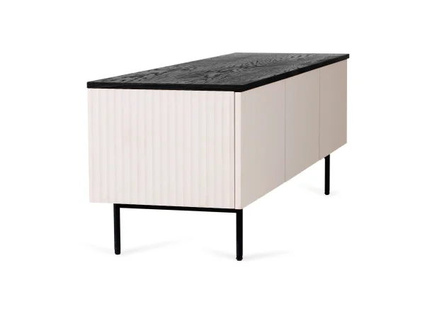 Тумба под ТВ Mikko бежевый, черный — изображение 3