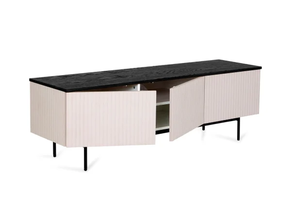 Тумба под ТВ Mikko бежевый, черный — изображение 5