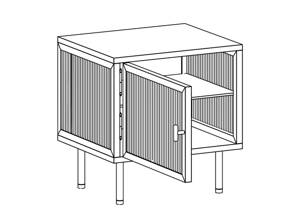 Тумба прикроватная левая The One черный — изображение 3