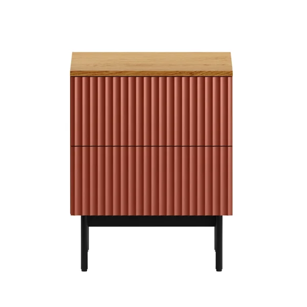 Тумба прикроватная Mikko терракотовый — изображение 2