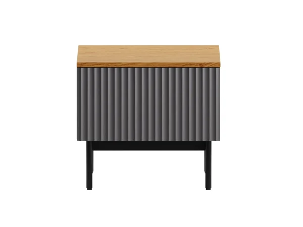 tumba-prikrovatnaja-mikko-1 Тумба прикроватная Mikko темно-серый — изображение 2